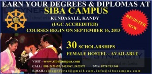 SIBA Campus Degree Programme and 30 Scholarships 