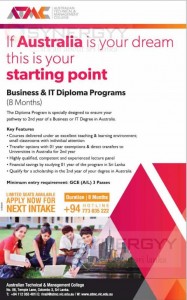 Australian Business and IT Degree Programme in Sri Lanka