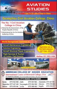  Aviation Studies from Guangzhou Civil Aviation College of China 
