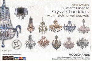Crystal Chandeliers for Rs. 25,000.00 Upwards in Sri Lanka