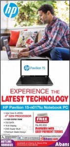 HP-Pavilion 15 for Rs. 89,900.00 from Abans