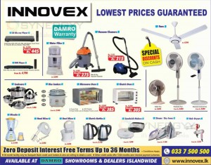 Innovex lowest prices Promotion from Damro – October 2013