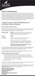 Aircraft Maintenance Training course at SriLankan Technical Training Institute