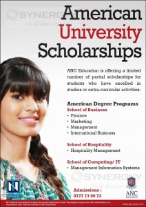 American University Scholarships from ANC – November 2013