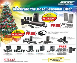 Bose Home Theatre System Prices in Sri Lanka – Special Promotion till 31st December 2013