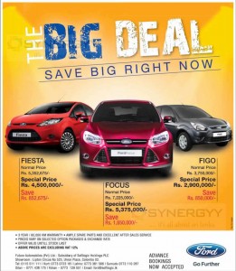 Ford Cars for Sale in Sri Lanka – Brand New Cars with attractive Discounts