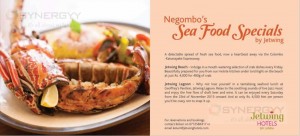Negombo's Sea Food Specials by Jetwing – From 23rd November 2013 onwards