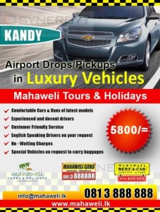 Taxi Services in Kandy - Mahaweli Taxi