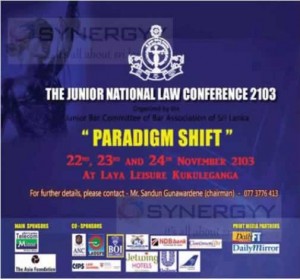 The Junior National Law Conference 2013 on 22nd to 24th November 2013