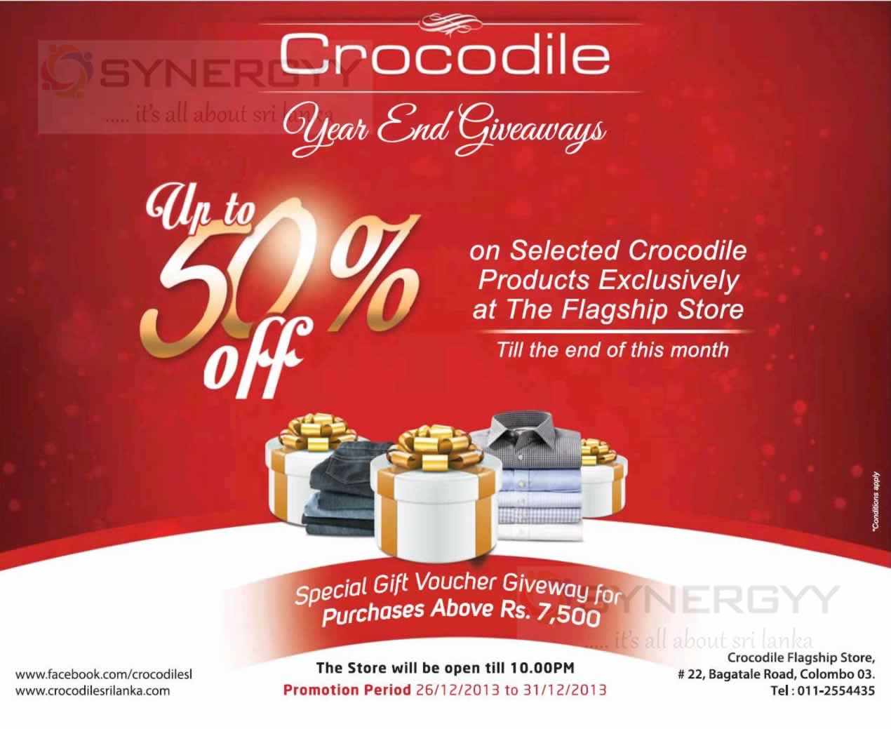 Best Prices of the Year ☆ Save up to - Crocodile Sri Lanka
