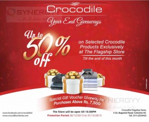 Crocodile Year End Sales – Discounts Upto 50%