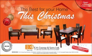 E.H. Cooray & Sons Furniture Christmas Sale 