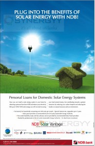 Solar Energy personal Loan from NDB Bank