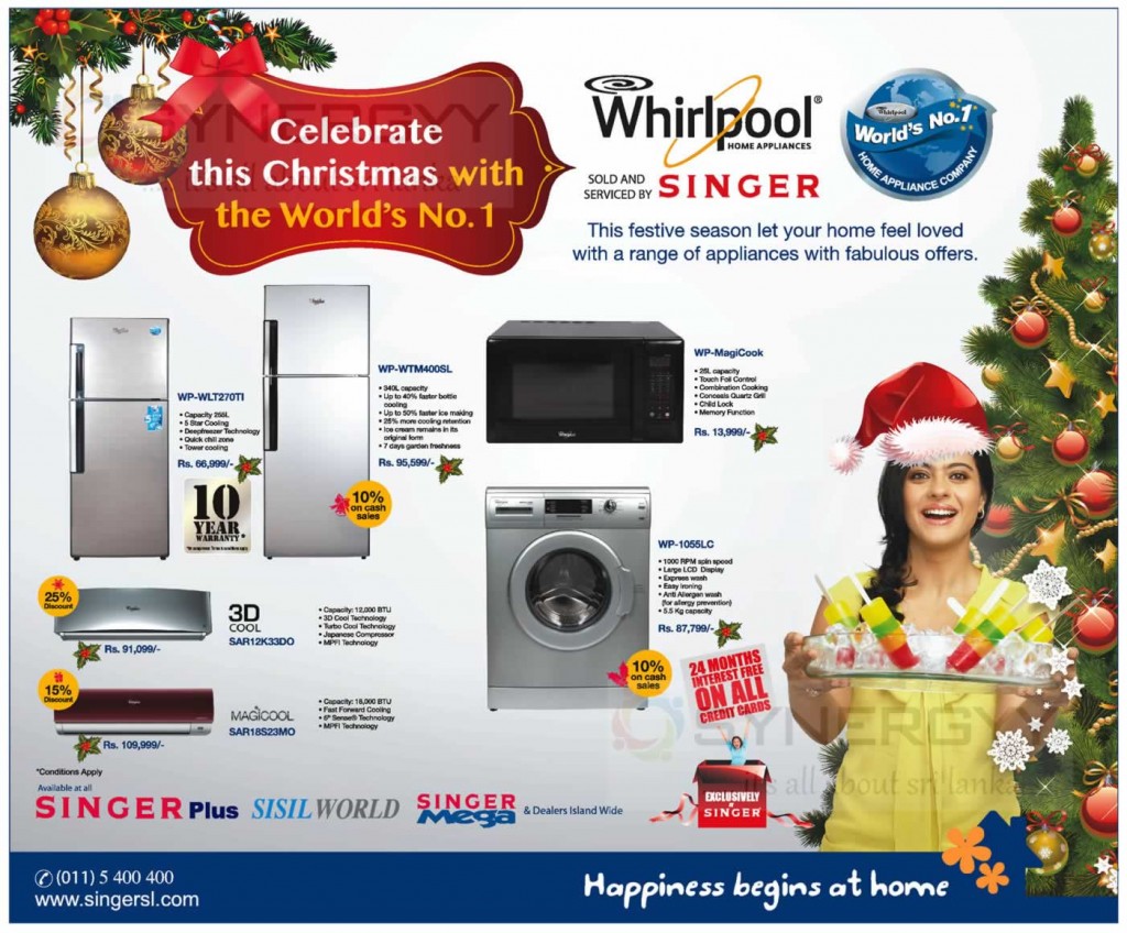 Whirlpool Home appliances Christmas seasonal Promotions and Offers – SynergyY