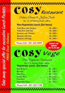 Indian, Chinese, Jaffna Vegetarian & Non Vegetarian Restaurant in Jaffna