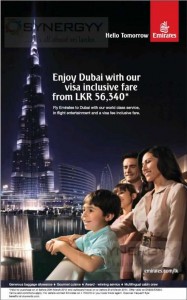 Emirates offer to travel Dubai for Rs. 56,340.00 Upwards with Visa