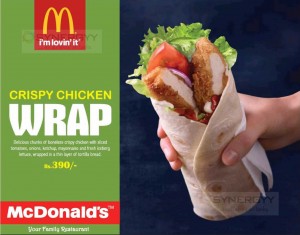 Mc Donald’s Crispy Chicken Price is LKR. 390.00 in Srilanka