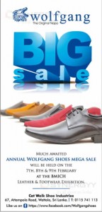 Wolfgang Shoe Big Sale at BMICH on 7th to 9th February 2014