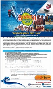 BENTOTA BEACH FEST 2014 – 21st & 22nd March 2014 at Bentota Beach