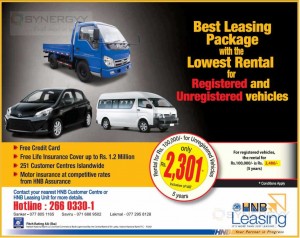 HNB vehicle Leasing promotion – March 2014 