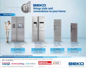 BEKO Refrigerators from Singer Srilanka – April 2014