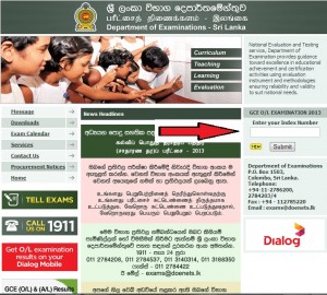 How to Check G.C.E (OL) 2013 Result at www.doenets.lk