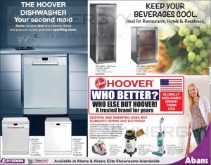 HOOVER Dishwasher and Wine Cooler in Srilanka – Only at Abans – Prices attached below