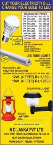 LED Bulb, LED Tube Lights and Solar Wall Lights for affordable Price
