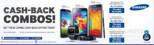 Samsung Cash Back Combos for Samsung Galaxy S Series Mobile and Galaxy Gear or FIT smartwatch