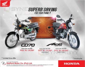 Honda CD70 and Honda Ace CB125 Special Promotion from Stafford Motors