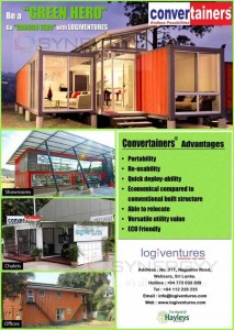 Portable Container House from Hayleys Logiventures