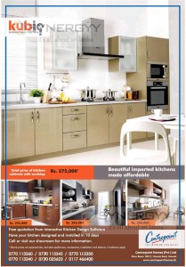 Affordable Kitchen Interior in Sri Lanka – Rs. 225,000.00 Upwards from Centre point