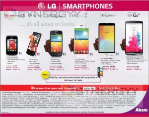 LG Smartphone SalePromotion in Sri Lanka – December 2014