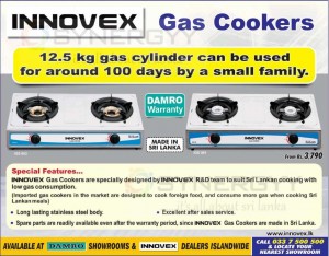Low Gas Consumption Innovex Gas Cooker from Damro