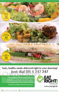 Eat Right offers your healthy and Calories control food in Sri Lanka