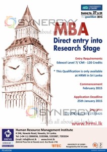 University of Derby MBA Programme in Sri Lanka