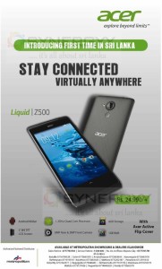 Acer Liquid Z500 Smart Phone Price as Rs. 24,990.00 in Sri Lanka