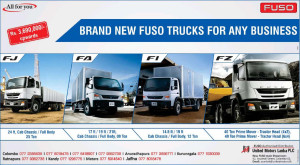 Fuso Truck & Lorry prices in Sri Lanka