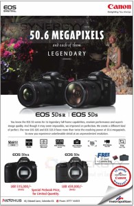 Canon EOS 5Dsr & EOS 5Ds Camera Prices in Sri Lanka