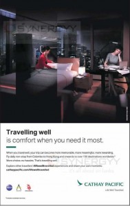 Cathay Pacific – More Comfort Journey in Air