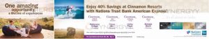 Enjoy 40% off at Cinnamon Resorts with Nations Trust Bank American Express Credit Card