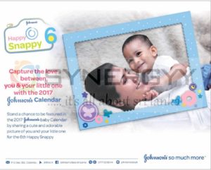 Johnson’s Baby Calender – 6th Happy Snappy for 2017