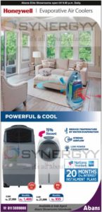 Honeywell Evaporative Air Coolers Now available at Abans