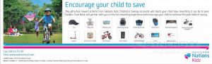 Nations Trust Banks Kidz Saving Accounts and Gifts details