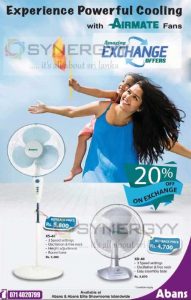 Airmate Fans – Exchange offer and 20% off from Abans