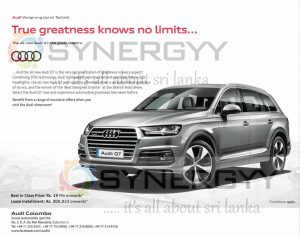 Audi Q7 Price in Sri Lanka – Rs. 19Million from Audi Colombo