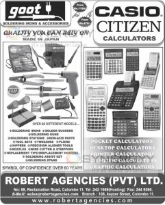 Calculators & Soldering Irons & Accessories from Robert Agencies
