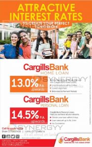Cargills Bank Loan – 13% Upwards