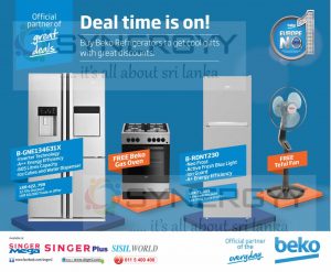Free Gas Oven & Free Table Fan with Beko Refrigerators