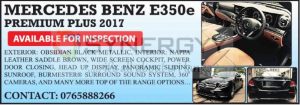Mercedes Benz E350e Premium Plus 2017 for sale 